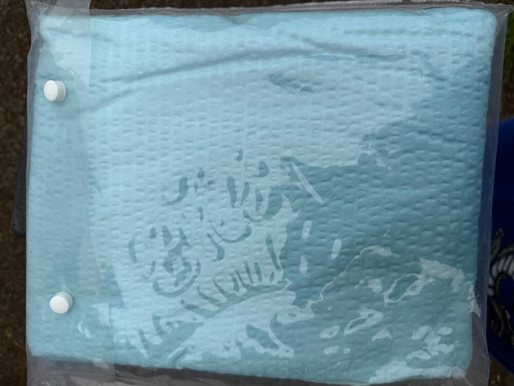 Madison Park Aqua Shower Curtain 72x72 retail $45 PGL wholesale $10